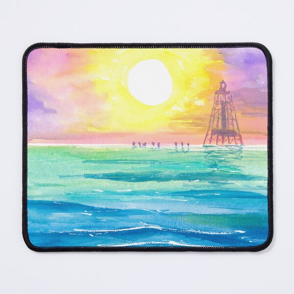 Item preview, Florida Keys Sunset with Sand Key Lighthouse designed and sold by artshop77.
