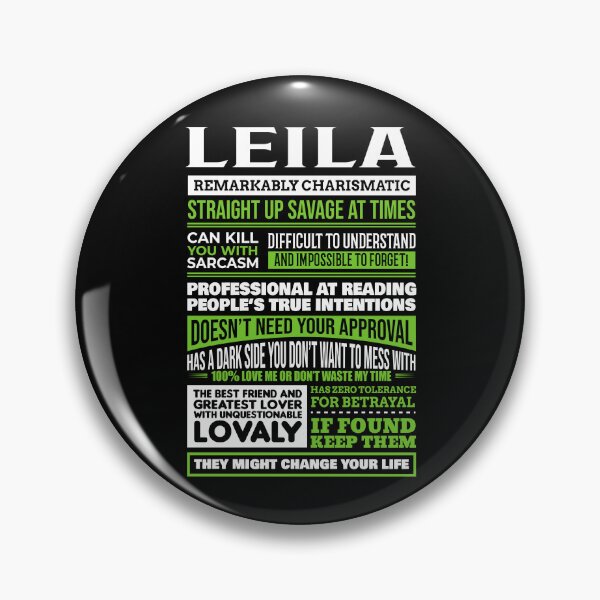 Item preview, Leila Girl Name Definition designed and sold by Share-me.