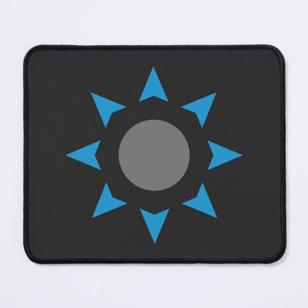 Item preview, Cryptic Discordian Chaos Symbol - Gray and Blue designed and sold by PhuPhyghter.