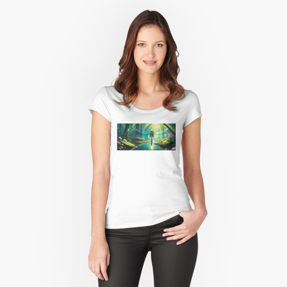 Item preview, Fitted Scoop T-Shirt designed and sold by McMuggles.