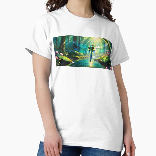 Majestic Dragonfly Scene 2 Classic T-Shirt