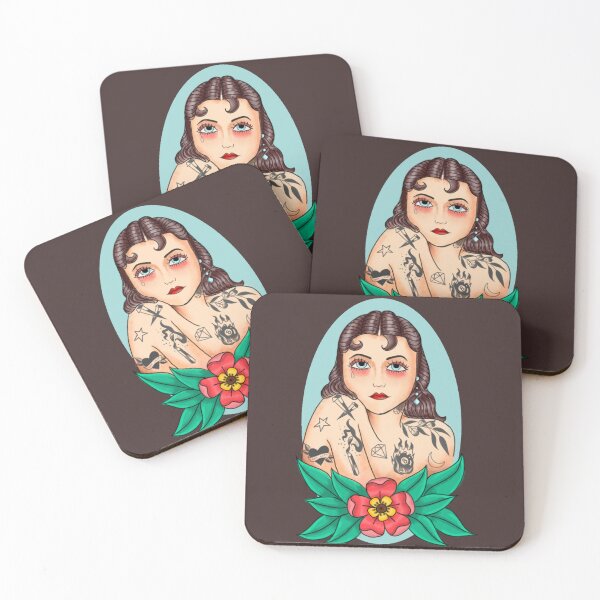 Item preview, The Tattooed Lady designed and sold by SkyeShippArts.