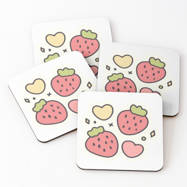 Item preview,  Strawberry cute  stickers designed and sold by FLOWER--ART.