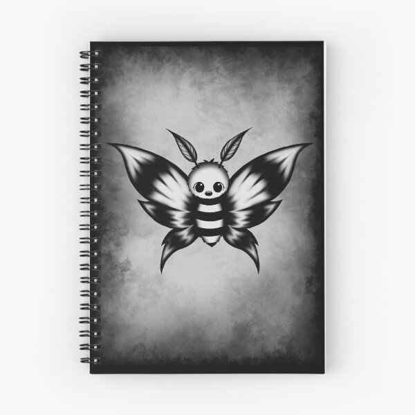 Item preview, cute dark moth designed and sold by Pezi-Creation.