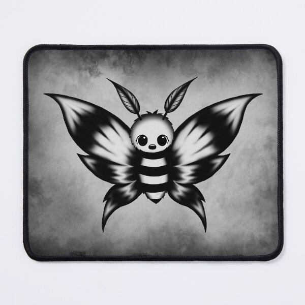 Item preview, cute dark moth designed and sold by Pezi-Creation.