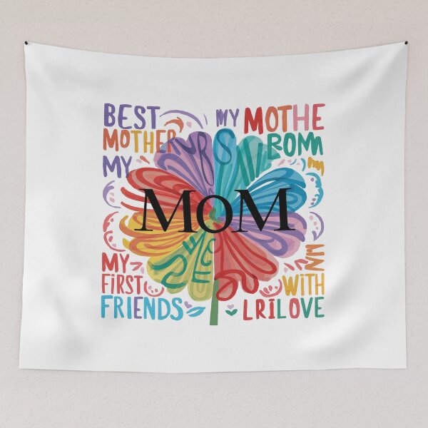 Item preview,  #Mother, My Mom, My Mom is Heroine, My First Friends - With Love Design designed and sold by Colorful-Garden.