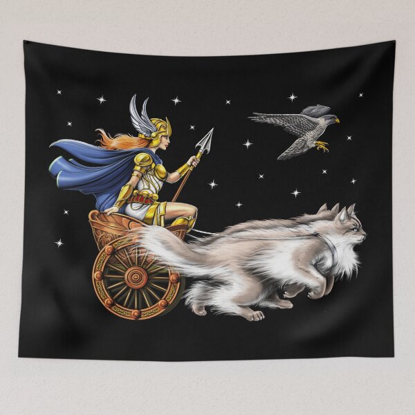 Item preview, Freya Norse Mythology Goddess  designed and sold by underheaven.