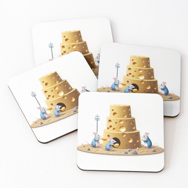Item preview, Cute Little Mice's Cheese Tower designed and sold by omerfdln34.