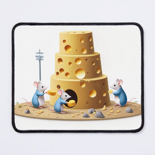 Item preview, Cute Little Mice's Cheese Tower designed and sold by omerfdln34.