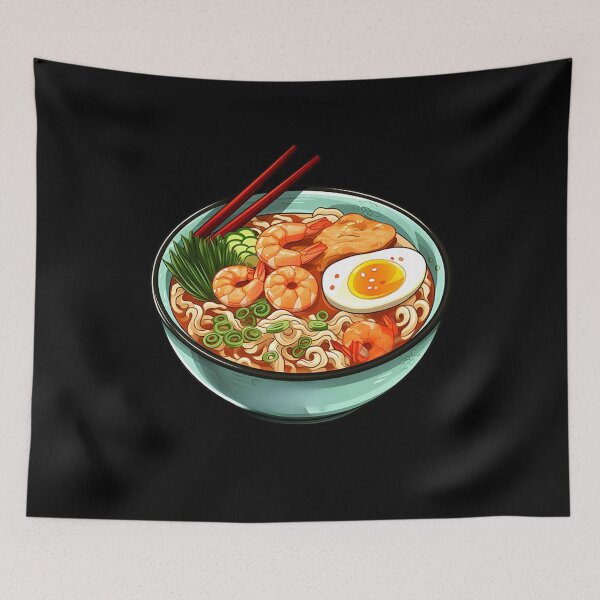 Item preview, Japanses Ramen Noodles Bowl designed and sold by Idontwannaknow.