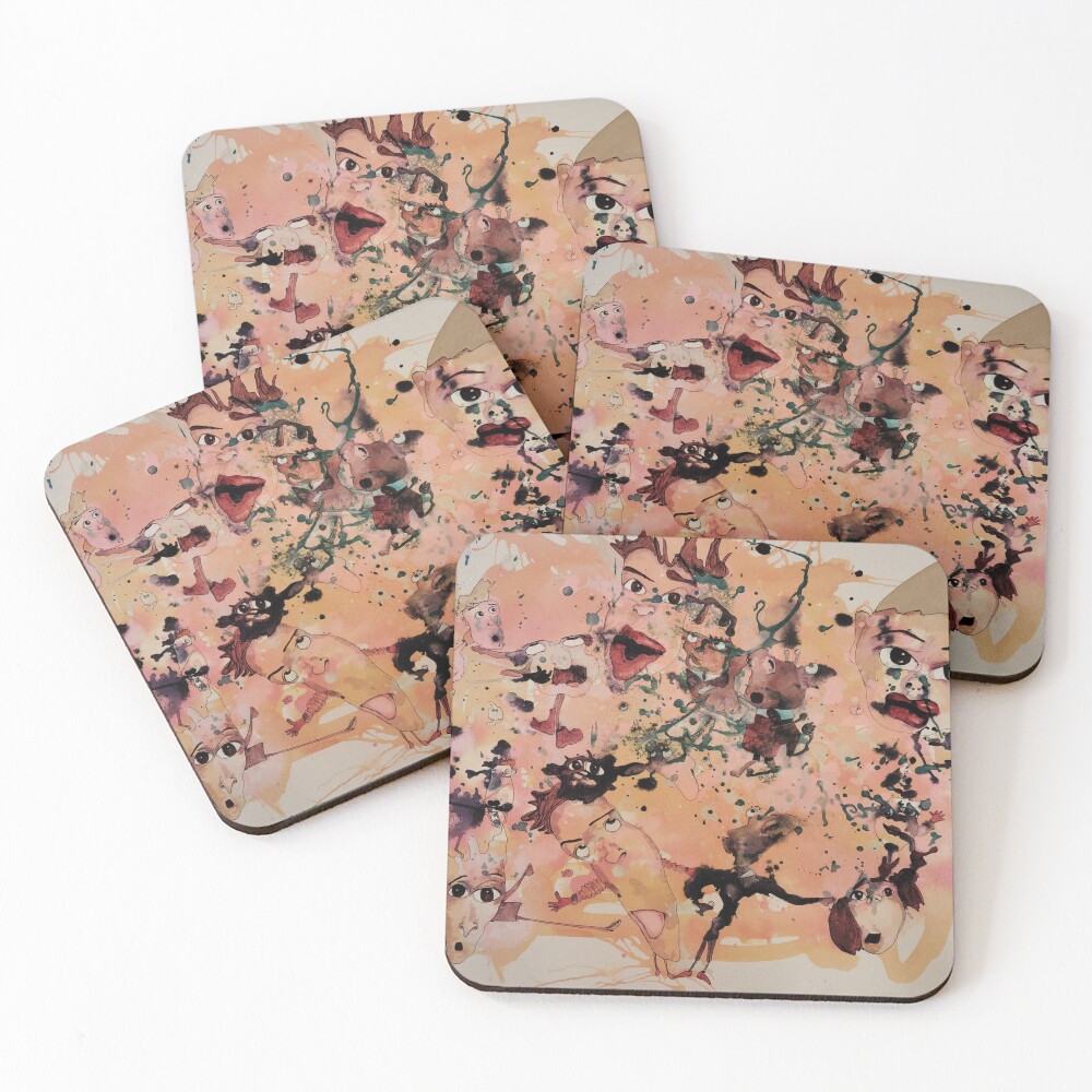 Item preview, Coasters (Set of 4) designed and sold by Rorschach68.