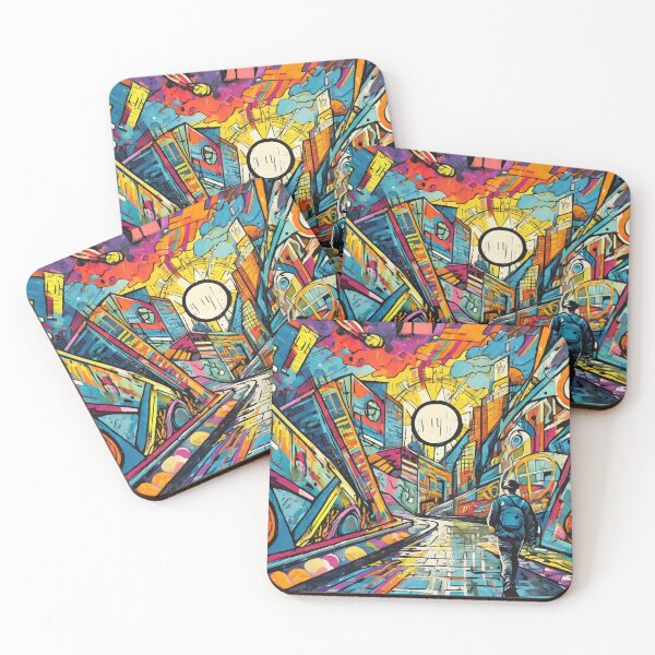 Item preview, Vibrant Street Art Mural V4 designed and sold by HeyYau.