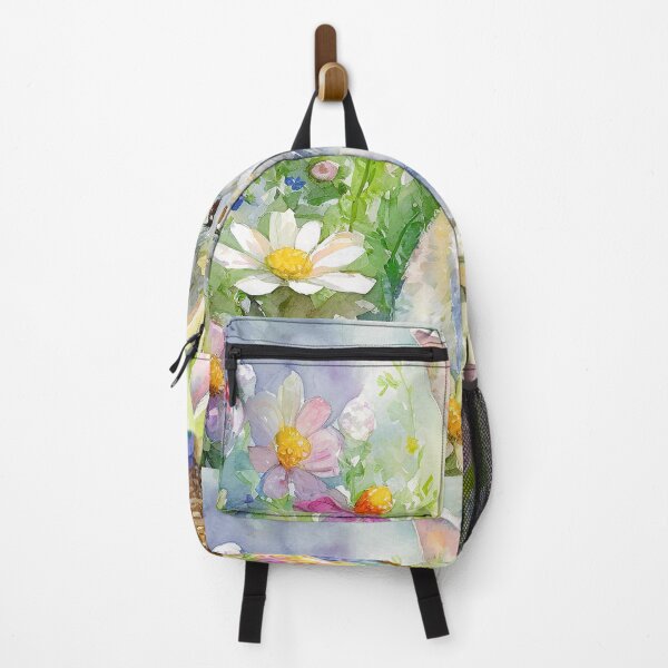 Item preview, Cute rabbit surrounded by flowers designed and sold by lmartes.