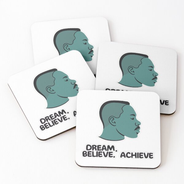 Item preview, Martin Luther King Jr. Dream Believe Achieve Silhouette designed and sold by NiftyWrx.