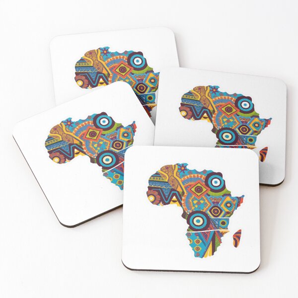 Aperçu de l'œuvre Art abstrait vibrant du continent africain créée et vendue par NiftyWrx.