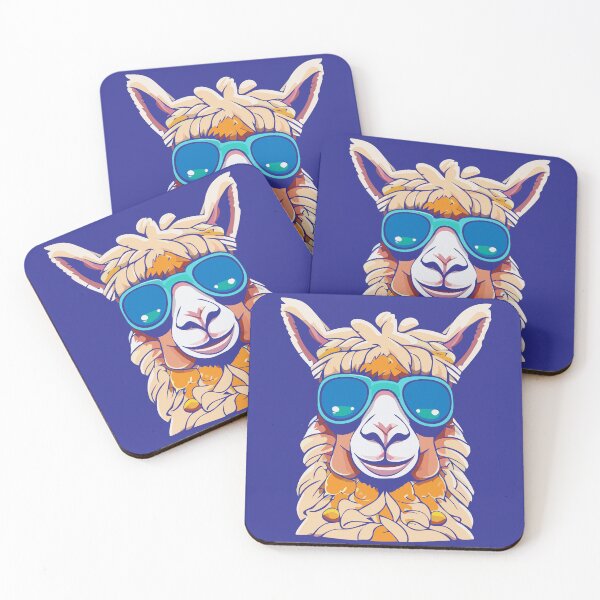 Item preview, Llama Alpaca Friendly Sunglasses Cartoon designed and sold by Horizon Cartoon.