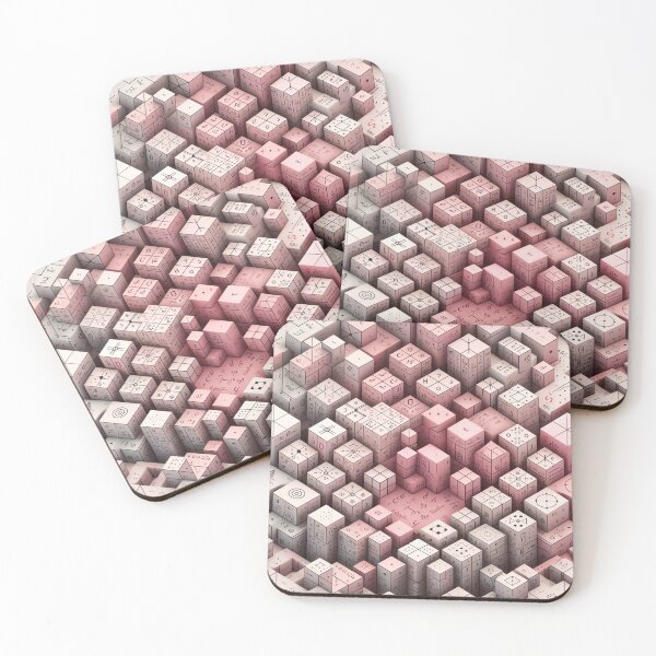 Item preview, Rosy Geometric Dreamscape designed and sold by FarBeyound.