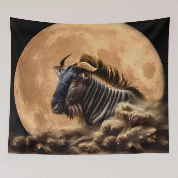 Item preview, Blue wildebeest designed and sold by johnnyssandart.