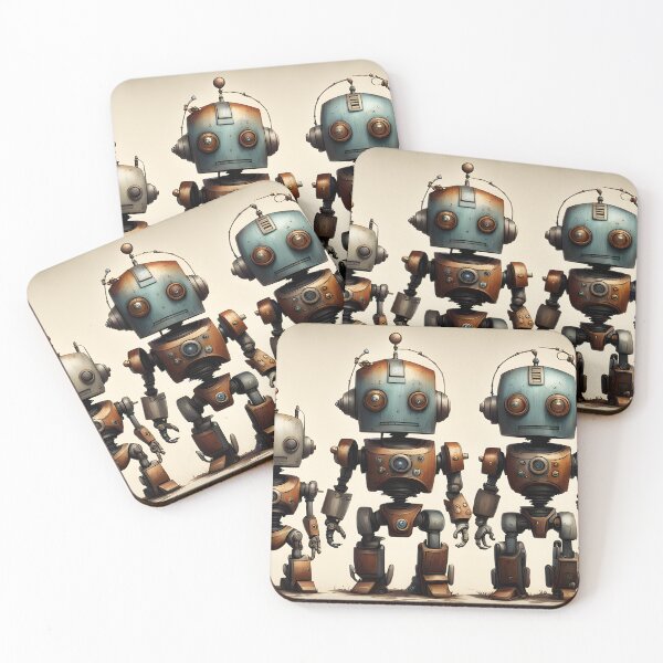 Item preview, Cute Robot Mug 4 designed and sold by McMuggles.