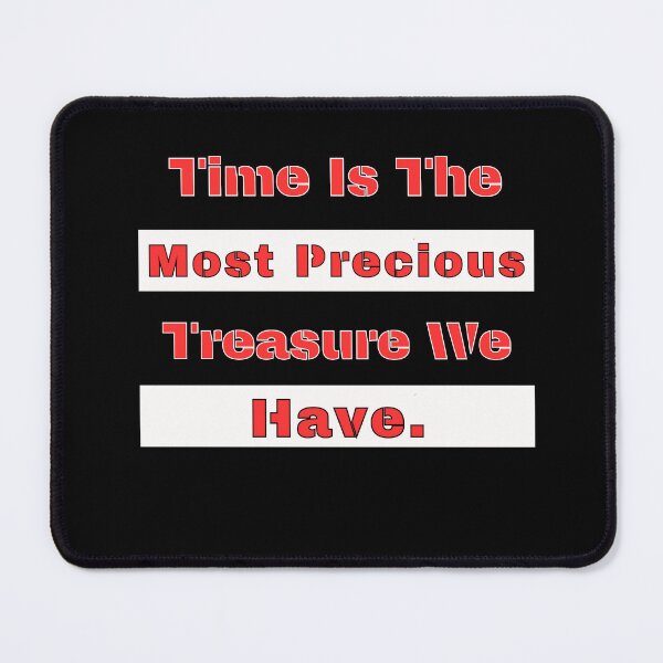 Item preview, Text art design.Time is the most precious. designed and sold by elnexshop.