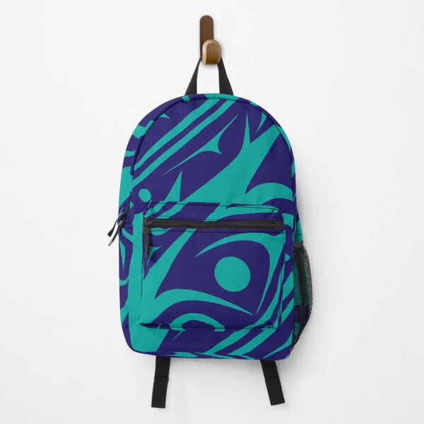 Item preview, Four Feathers (Blue on Teal) designed and sold by Lou-ann Neel.