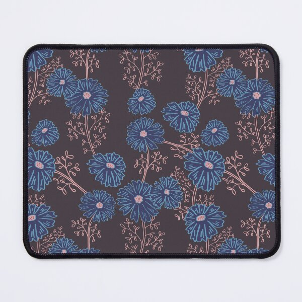 Item preview, Blue flowers pattern seamless designed and sold by Karin Schön.
