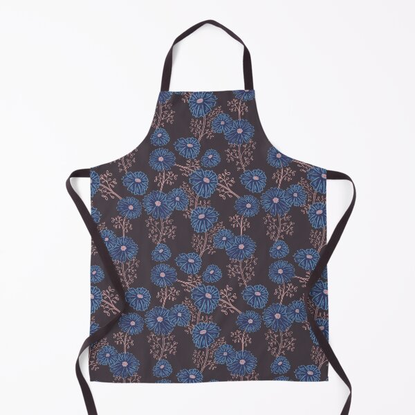 Item preview, Blue flowers pattern seamless designed and sold by Karin Schön.