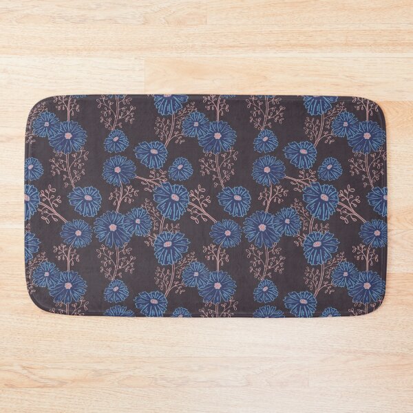Item preview, Blue flowers pattern seamless designed and sold by Karin Schön.