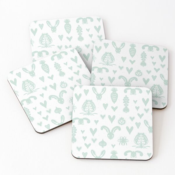 Item preview, Garden Things - Snow + Mint designed and sold by Irene Estelle.