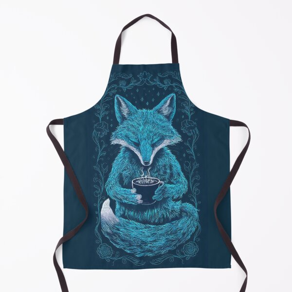 Item preview, Morning coffee with fox designed and sold by Tajdi.