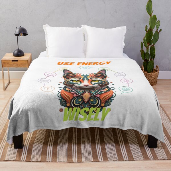 Item preview, "Use your energy wisely" cat yoga XI designed and sold by PatronesKawai.