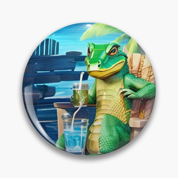 Item preview, Tiki Beach Lizard designed and sold by MatrixTattoo.