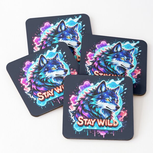 Item preview, Logotipo de Stay Wild Wolf designed and sold by Gabriela McDaniel.