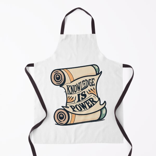 Item preview, Knowledge is Power Vintage Scroll Illustration designed and sold by NiftyWrx.