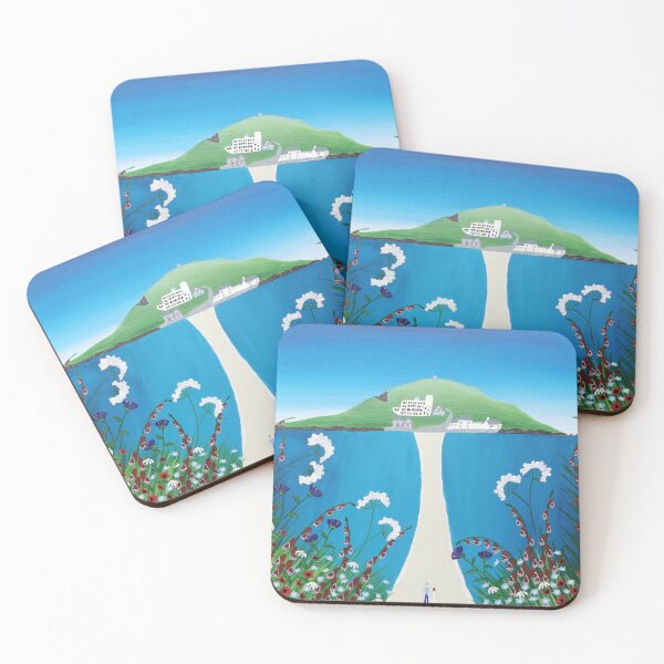 Item preview, Burgh Island Bigbury on Sea Devon Artwork designed and sold by ElisaTruemanArt.