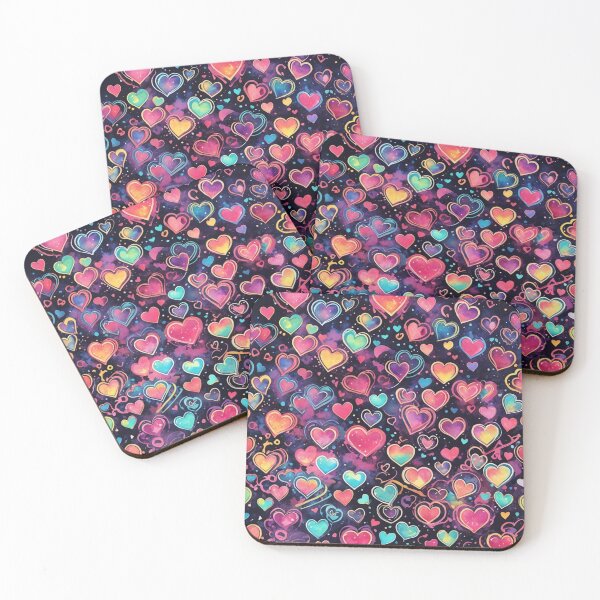 Item preview, Neon Hearts designed and sold by Gabriela McDaniel.