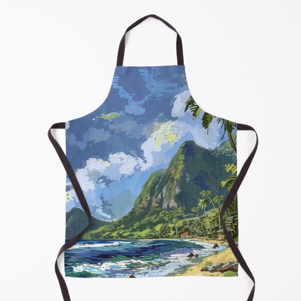 Item preview, Saint Lucia Digital Illustration designed and sold by ComicsFactory.