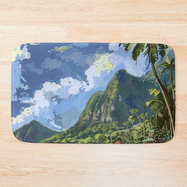 Item preview, Saint Lucia Digital Illustration designed and sold by ComicsFactory.