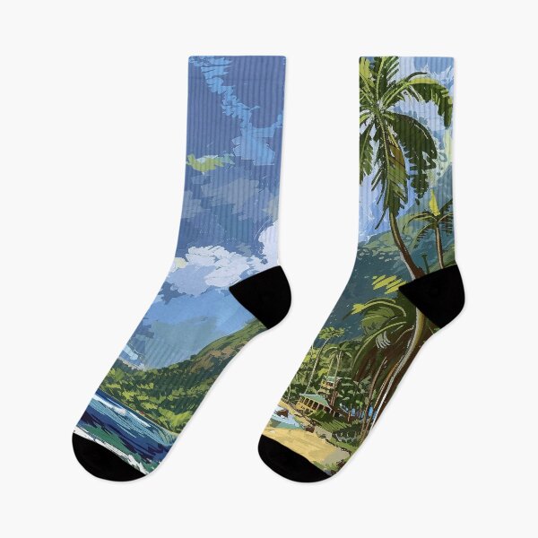 Item preview, Saint Lucia Digital Illustration designed and sold by ComicsFactory.