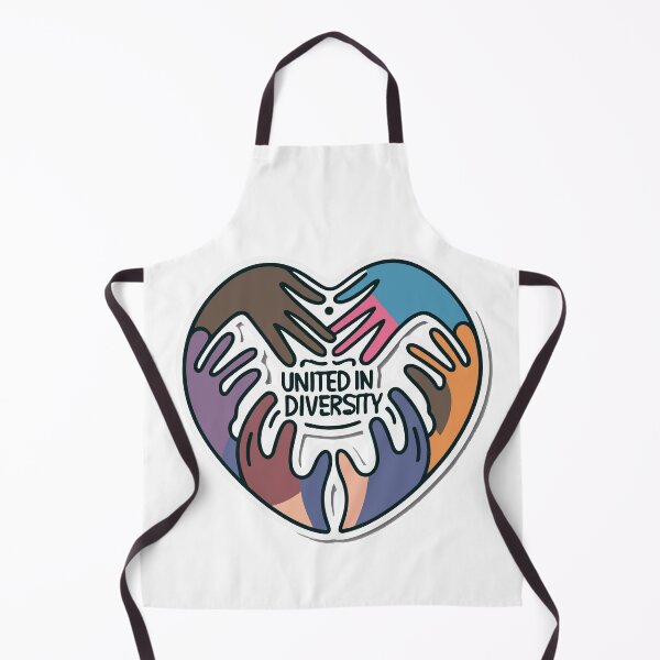 Item preview, United in Diversity Heart & Hands Unity Design designed and sold by NiftyWrx.