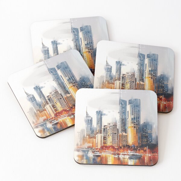 Item preview, Brisbane Watercolor designed and sold by MNSY.