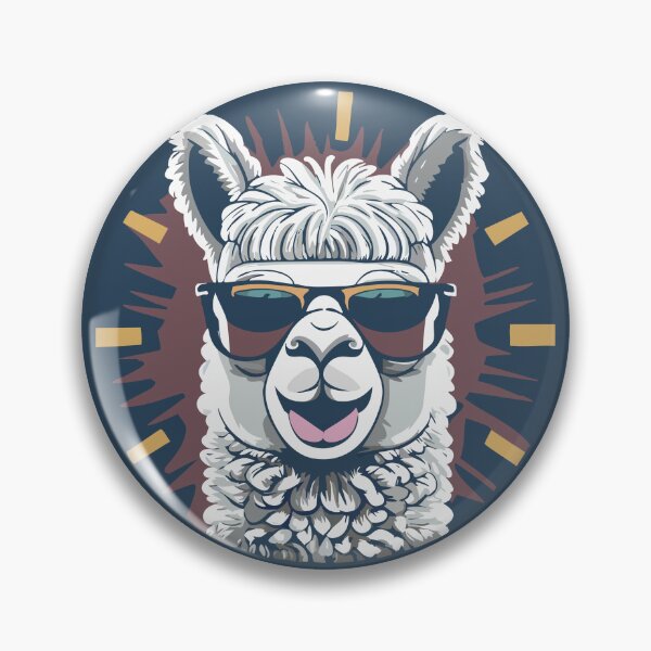 Item preview, Smile Llama Alpaca Cute Sunglasses Cartoon designed and sold by Horizon Cartoon.