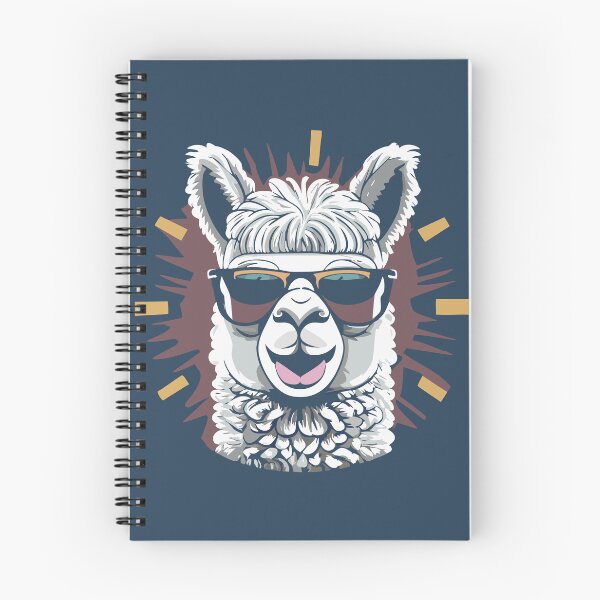 Item preview, Smile Llama Alpaca Cute Sunglasses Cartoon designed and sold by Horizon Cartoon.