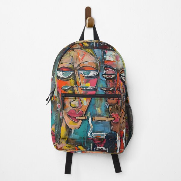 Item preview, Love's Graffiti- Abstract Fusion in the Cigar Lounge Ballet Generative AI designed and sold by OlfactoART Studio.