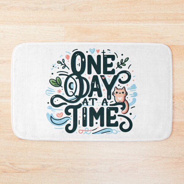 Item preview, One Day at a Time, typography designed and sold by maxmaj.