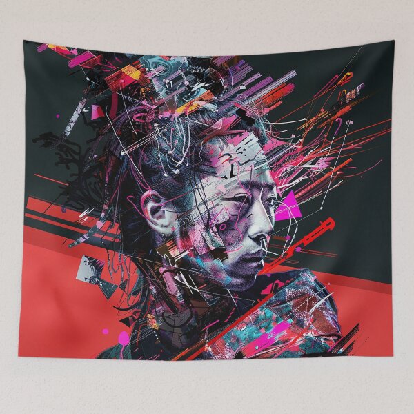 Item preview, Samurai Illustration designed and sold by nomiraclehere.