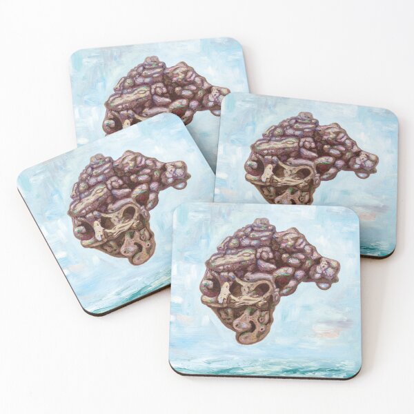 Item preview, Aunt Dinky - Coral Cuties Oil Painting designed and sold by ipoxstudios.