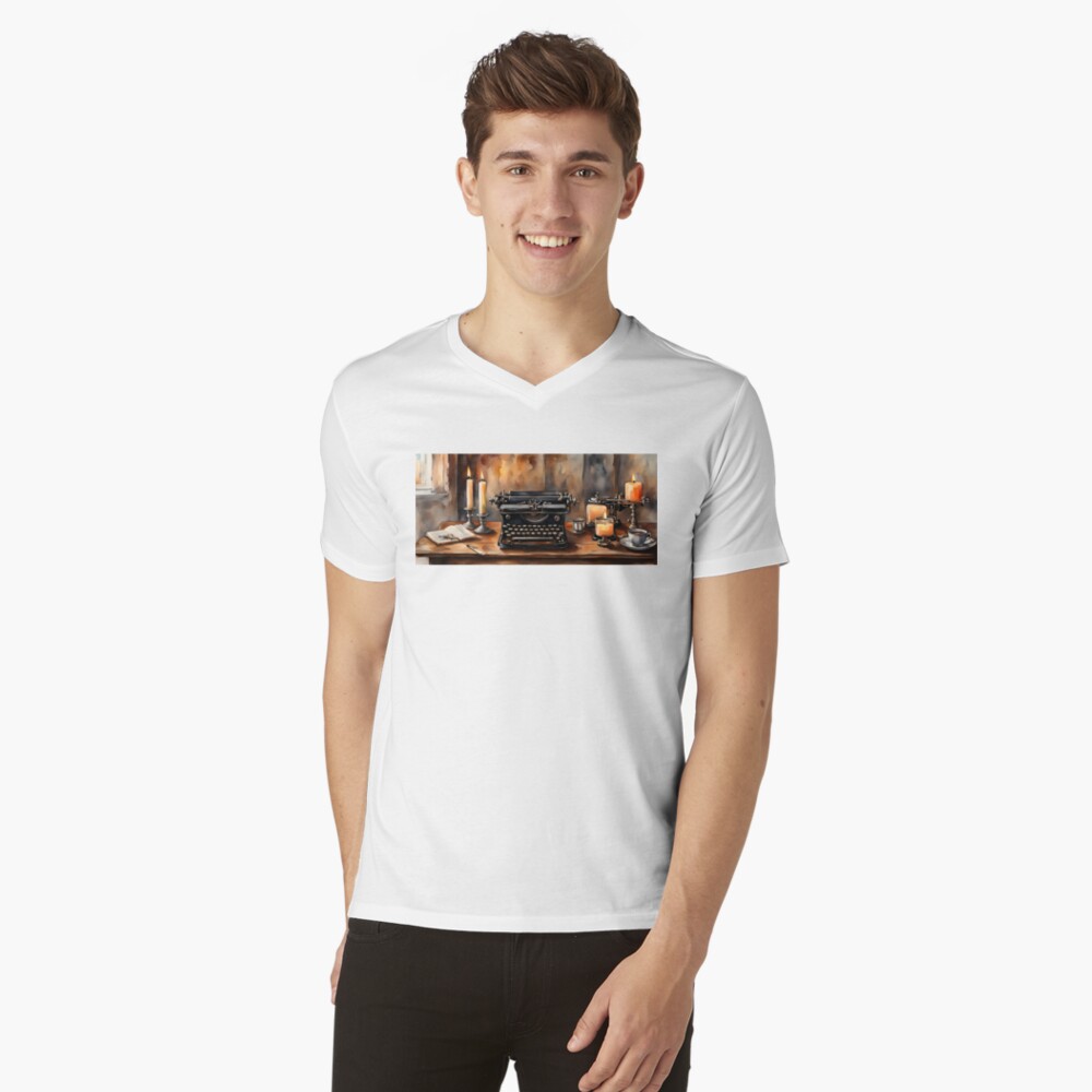 Item preview, V-Neck T-Shirt designed and sold by McMuggles.