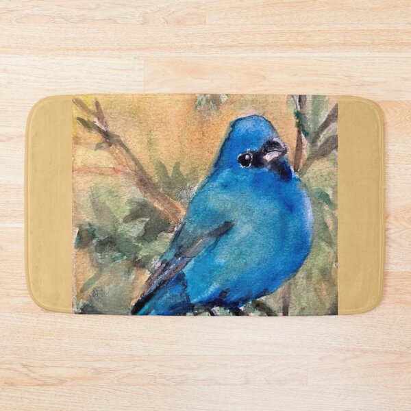 Item preview, Indigo Bunting designed and sold by Susan Elizabeth Jones Art.