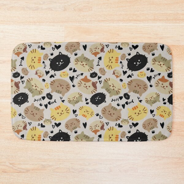 Item preview, Cute Kitten Pattern designed and sold by vividcrocodile.